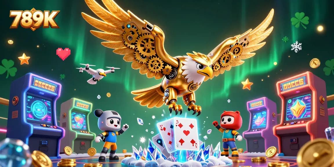 Experience thrilling gameplay in 789K with vibrant 3D visuals and exciting casino elements.