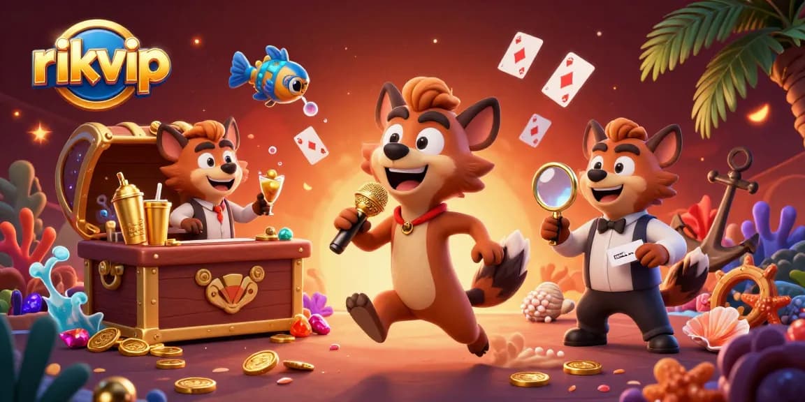 Join the comedic fun at rikvip's casino with hyenas as they serve drinks, check IDs, and tell jokes.