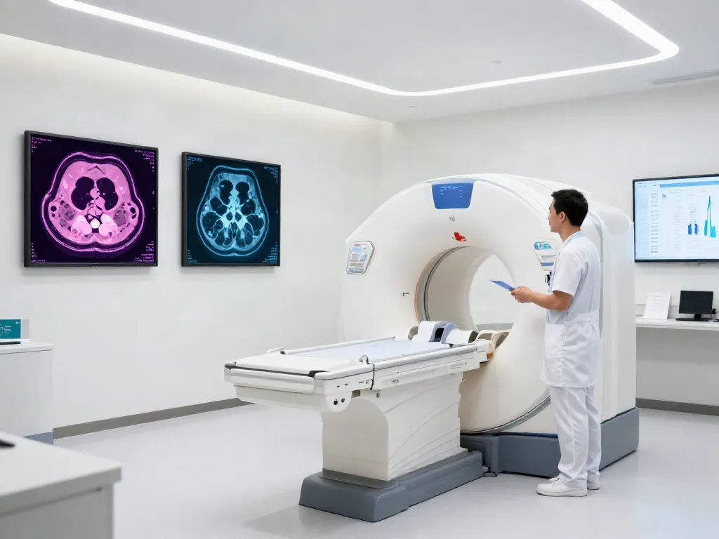 Learn about rokok88 slot login with modern medical imaging techniques in a radiology room.