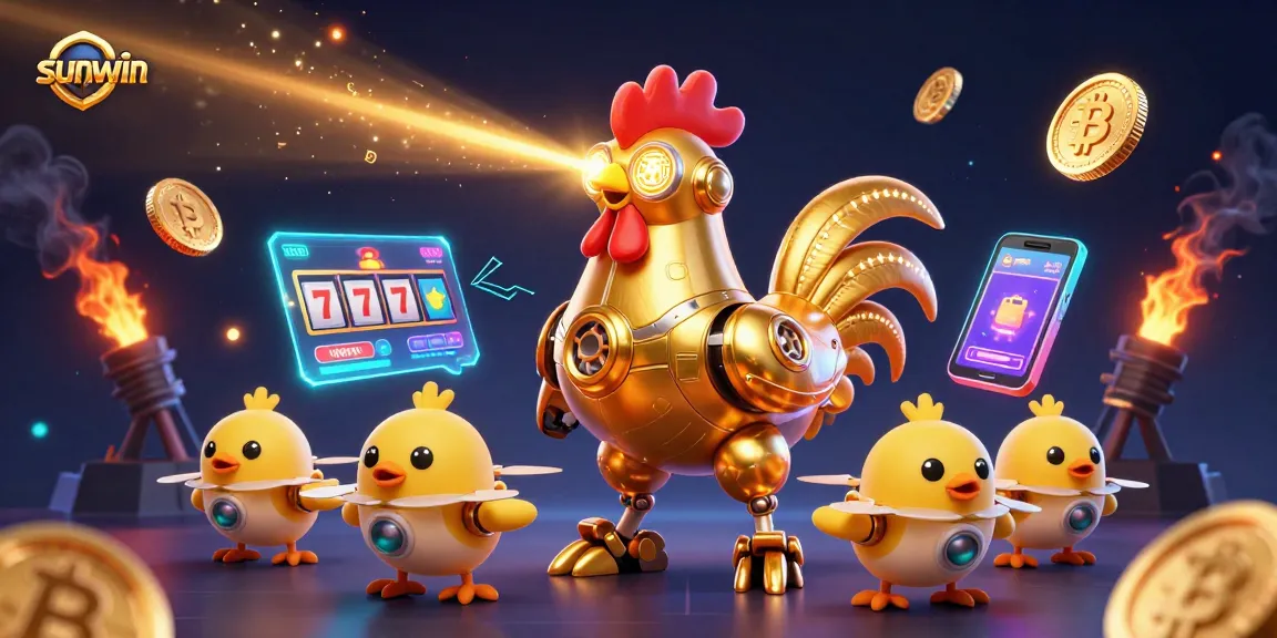 Experience thrilling jackpots with Sunwin's futuristic gaming features and vibrant 3D visuals.