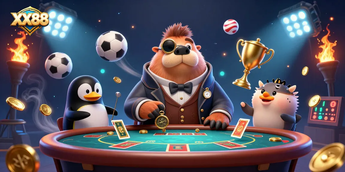 Experience thrilling gameplay at XX88 with unique characters and vibrant casino elements.