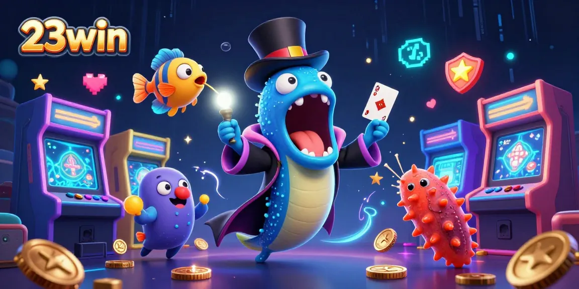 Experience thrilling gameplay at 23win with vibrant and unique casino elements.