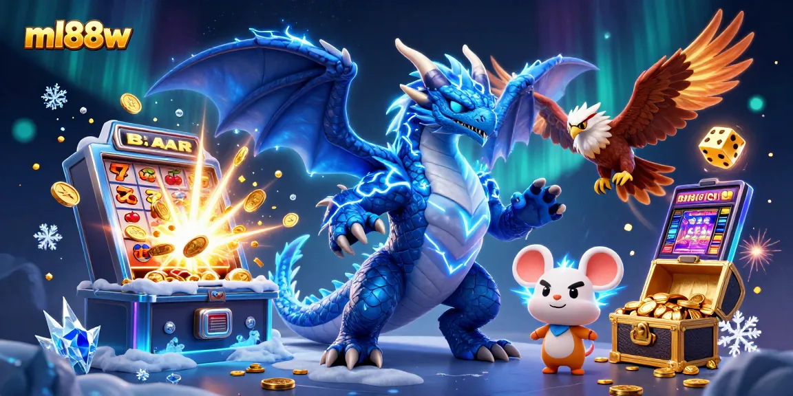 Experience the excitement of ml88w with vibrant 3D casino characters and dynamic slot elements.