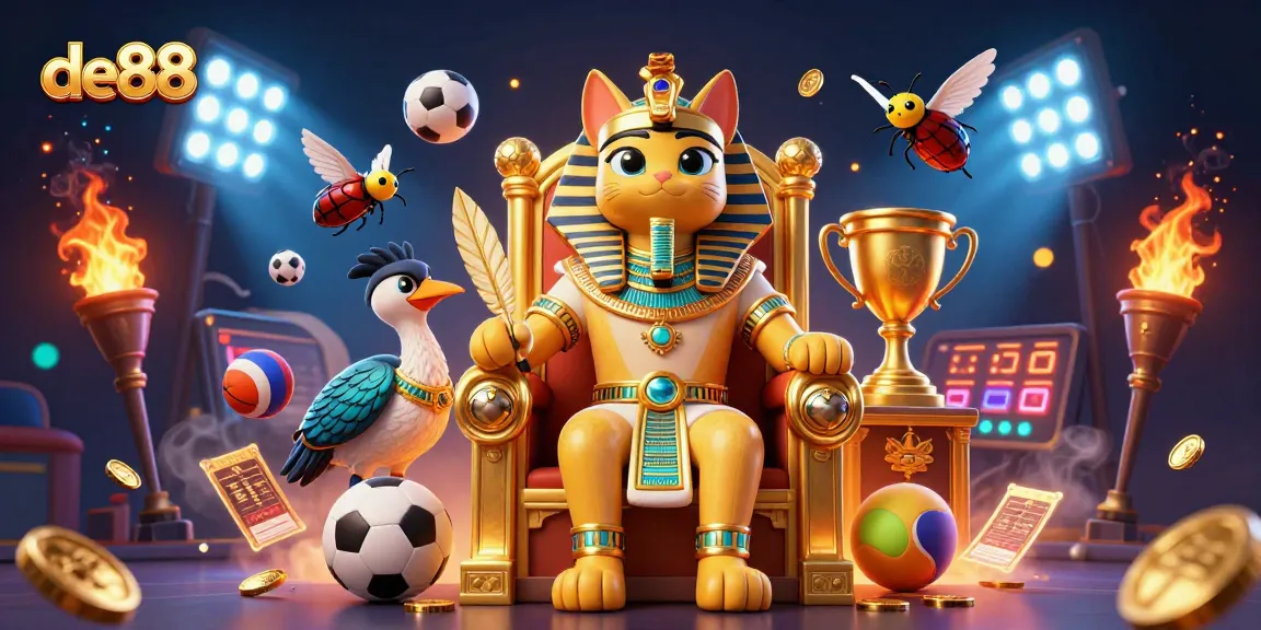 Experience thrilling gameplay at de88 with dynamic sports betting visuals and engaging characters.